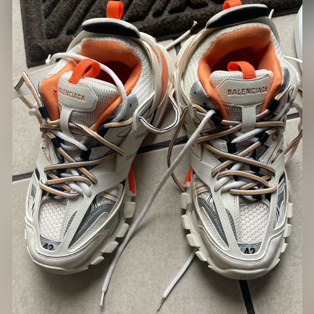 Balenciaga Track Sneakers White Orange β
Authentic Designer Runner (EU 42/ US9) - Picture 5 of 8